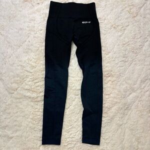 Echt | arise black and blue ombre scuplt leggings